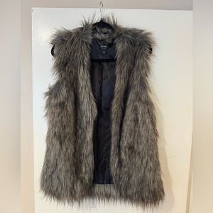 Nicole Miller Faux Fur Vest